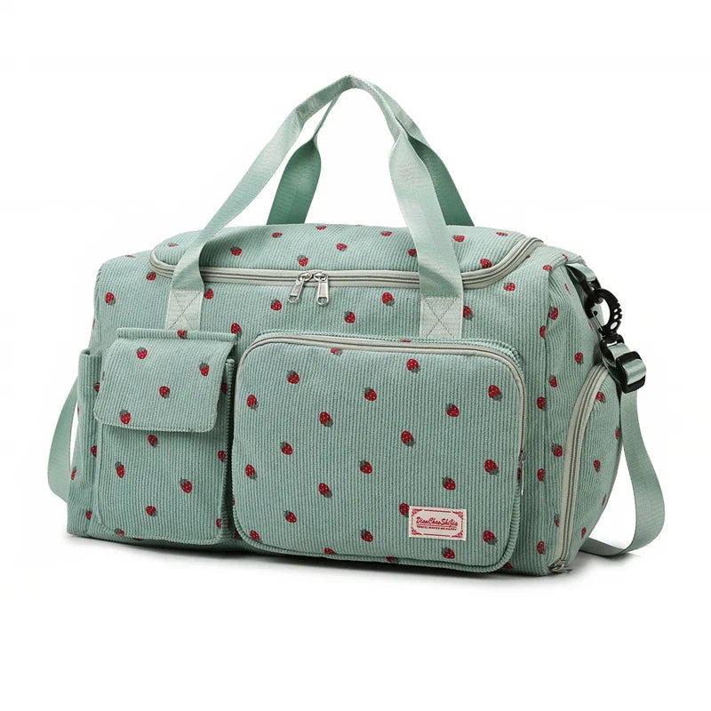 Cord Reisetasche mit Schuhfach – 25L Sporttasche Damen Zorenza