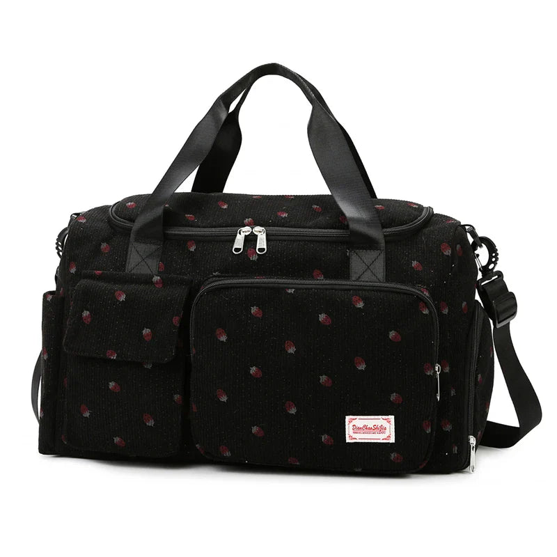 Cord Reisetasche mit Schuhfach – 25L Sporttasche Damen Zorenza