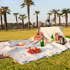 Picknickdecke 180x180 cm Wasserdicht – Faltbar Outdoor Zorenza