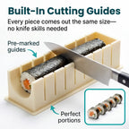 Sushi-Form-Set – Gleichmäßige Rollen ganz ohne Rolltechnik Zorenza