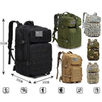 Taktischer Rucksack 50 L – Wandern, Reisen & Outdoor Zorenza