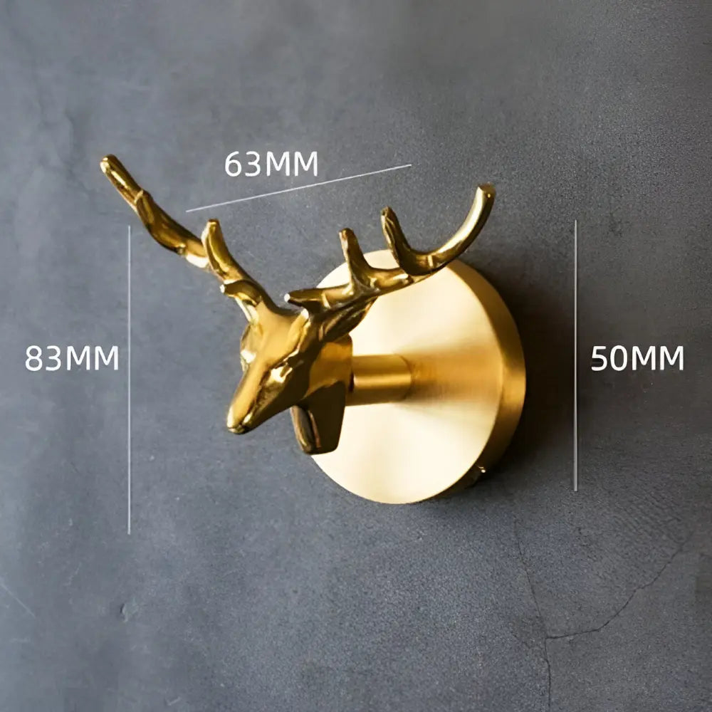Tier-Wandhaken mit Goldfinish Zorenza
