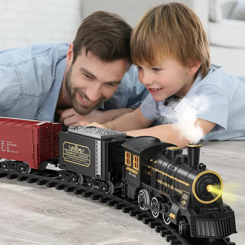 Train Électrique Musical Avec Lumières LED – Jouet Modèle Grande Vitesse Pour Enfants Dès 3 Ans – Cadeau Anniversaire Noël