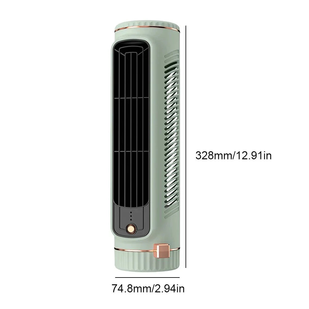 Turmventilator kabellos mit 360°-Luftzirkulation -    Zorenza