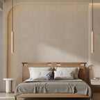 Travertin-LED-Pendelleuchte – Minimalistischer Wabi-Sabi-Stil, Warmweiß Zorenza