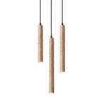 Travertin-LED-Pendelleuchte – Minimalistischer Wabi-Sabi-Stil, Warmweiß Zorenza
