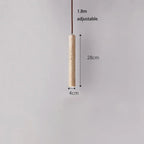 Travertin-LED-Pendelleuchte – Minimalistischer Wabi-Sabi-Stil, Warmweiß Zorenza