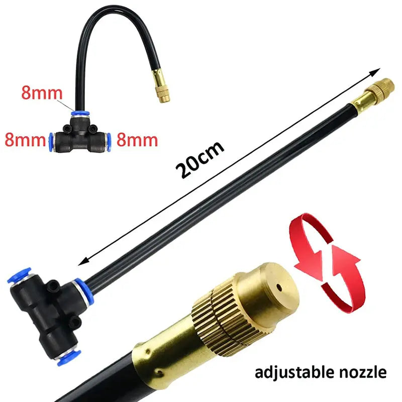 Tropfbewässerungssystem mit Wurzelwässerungsschläuchen – Modular, 8 mm Zorenza