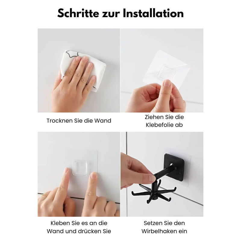 Haken-Organizer mit 360°-Drehfunktion -    Zorenza