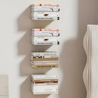 Unsichtbares Schweberegal – Bücher schweben frei an der Wand – 2er-Set Zorenza