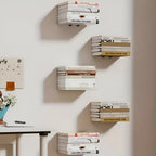 Unsichtbares Schweberegal – Bücher schweben frei an der Wand – 2er-Set Zorenza