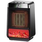 Flammenheizung Elektro 1000 W – Elektrokamin mit Flammeneffekt -    Zorenza