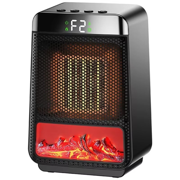 Flammenheizung Elektro 1000 W – Elektrokamin mit Flammeneffekt -    Zorenza