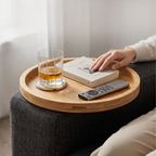 Sofa-Armlehnen-Tablett aus Massivholz, klappbar -    Zorenza