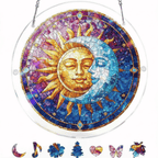 Sonnenfänger Acryl rund 18,8 cm – Farbspektrum-Design -    Zorenza