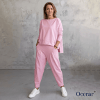 Damen Loungewear-Set mit Taschen – Leichtes Polyester -    Zorenza