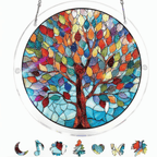 Sonnenfänger Acryl rund 18,8 cm – Farbspektrum-Design -    Zorenza
