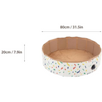 Spielbox faltbar rund 80 cm – Sichere Spielzone für Baby -    Zorenza