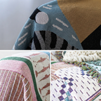 Sofawurf gestrickt mit Motiv – Anti-Pilling -    Zorenza