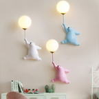 LED Wandleuchte Bär-Design mit 3 Lichtfarben -    Zorenza
