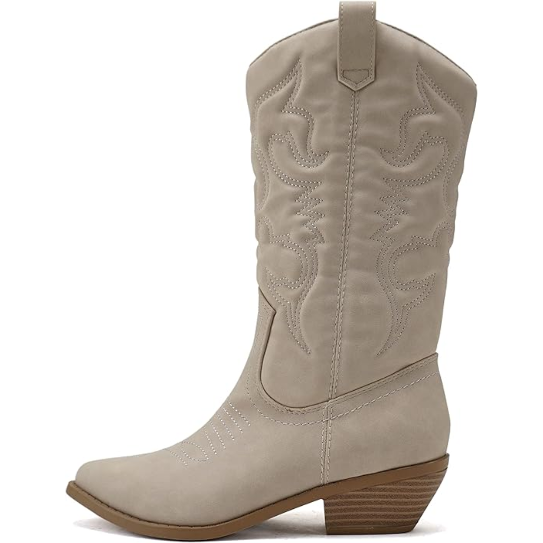 Cowboy-Stiefel Damen Western-Stil mit spitzer Zehenpartie -    Zorenza