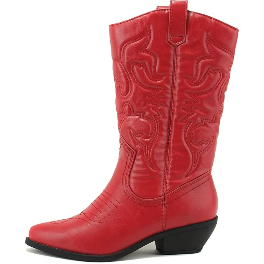 Cowboy-Stiefel Damen Western-Stil mit spitzer Zehenpartie -    Zorenza