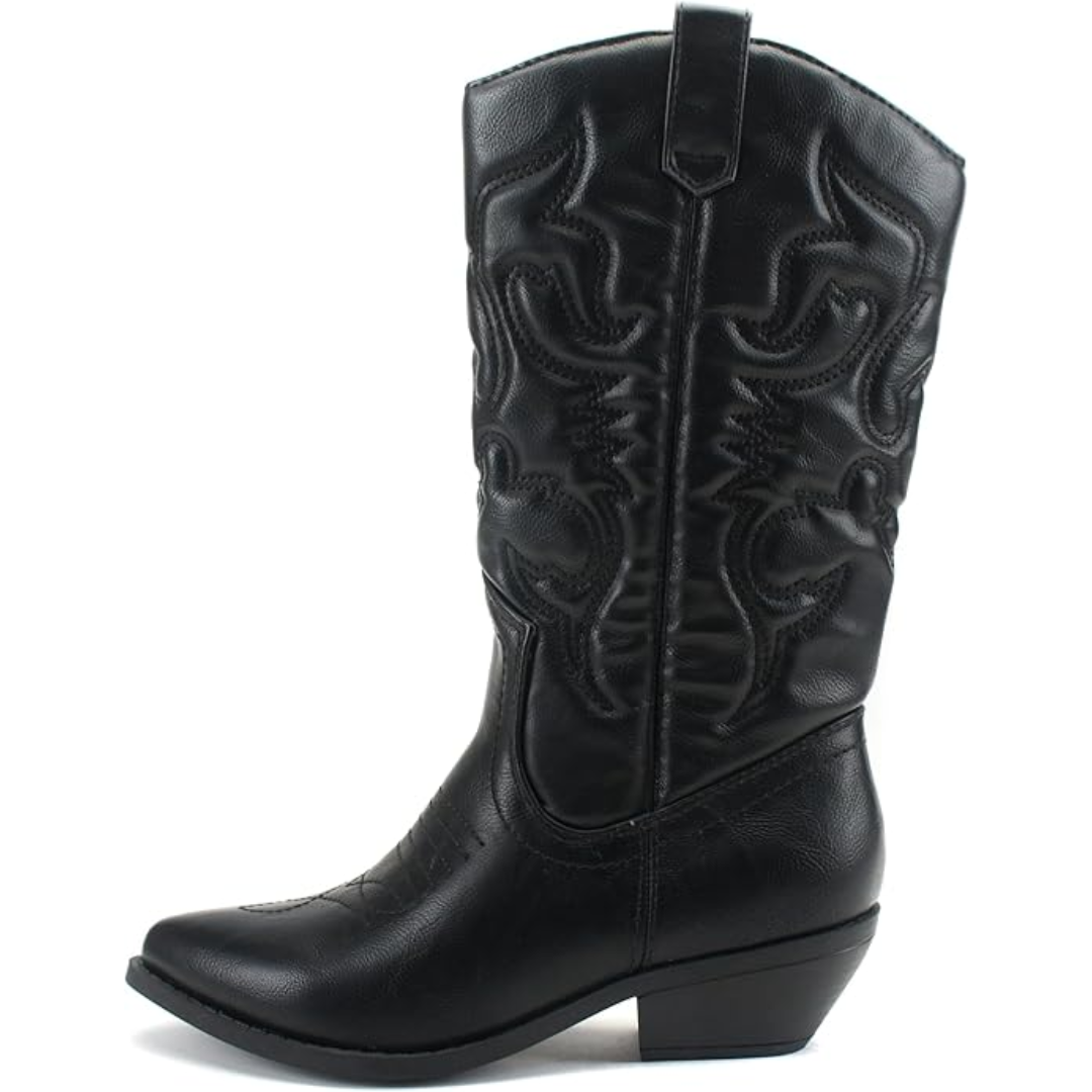 Cowboy-Stiefel Damen Western-Stil mit spitzer Zehenpartie -    Zorenza