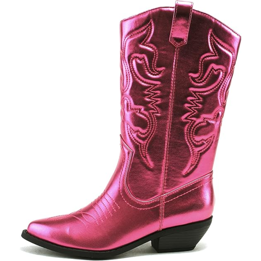 Cowboy-Stiefel Damen Western-Stil mit spitzer Zehenpartie -    Zorenza