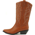 Cowboy-Stiefel Damen Western-Stil mit spitzer Zehenpartie -    Zorenza