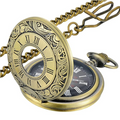 Klassische Herren-Taschenuhr mit römischen Ziffern Zorenza