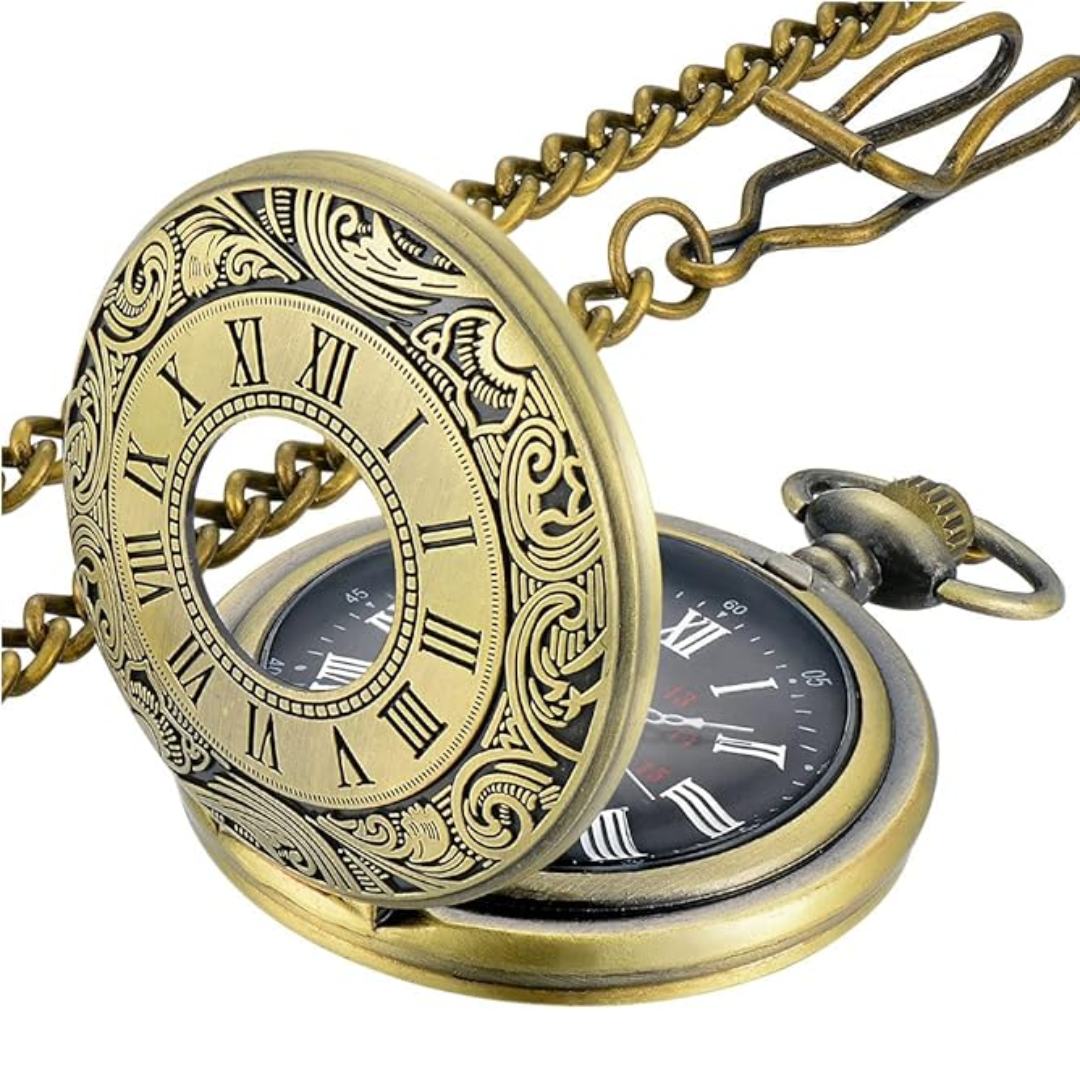 Klassische Herren-Taschenuhr mit römischen Ziffern Zorenza