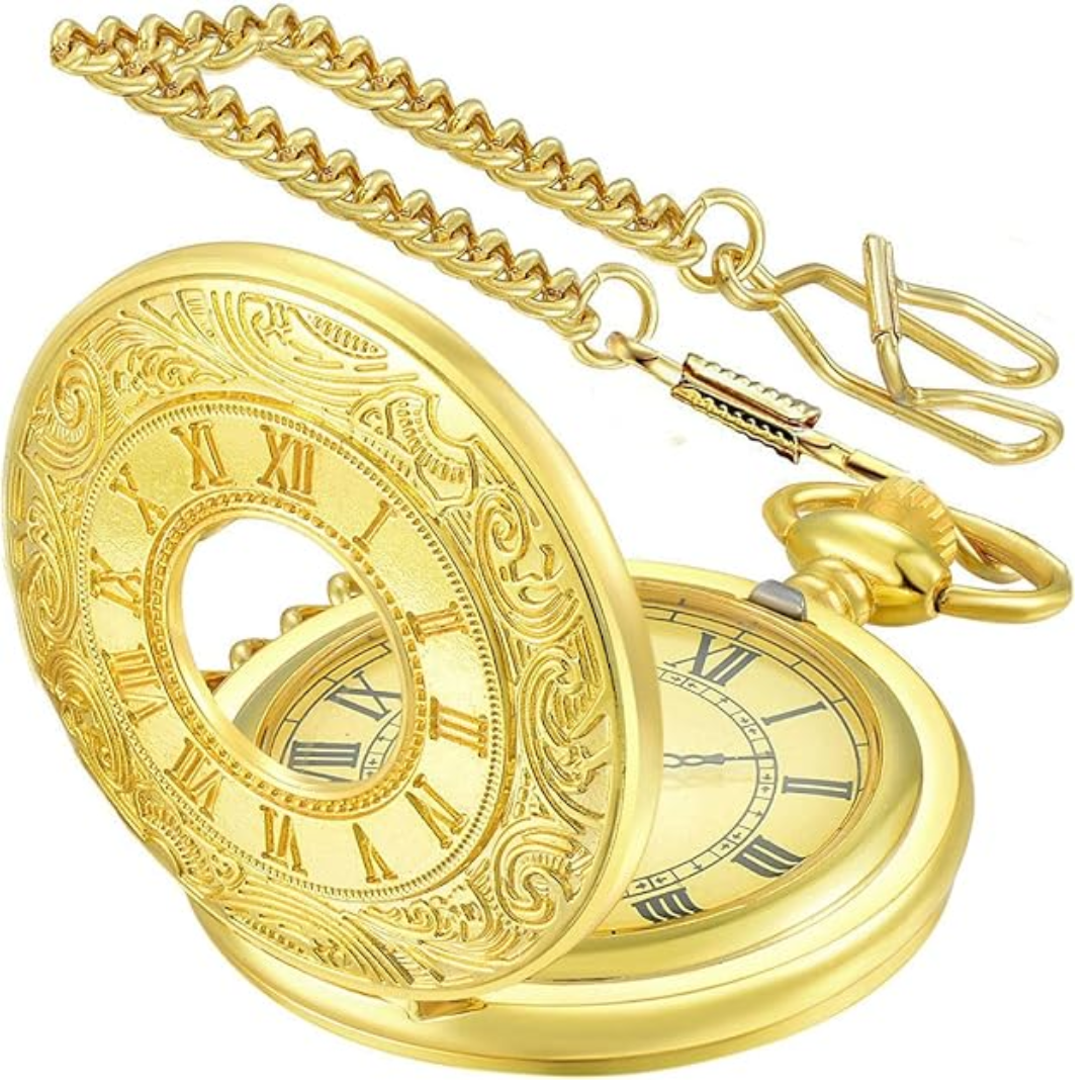 Klassische Herren-Taschenuhr mit römischen Ziffern Zorenza