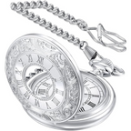 Klassische Herren-Taschenuhr mit römischen Ziffern Zorenza