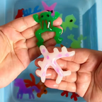 Kreativset Unterwasser-Formen mit Farben und Gießformen -    Zorenza