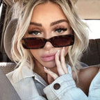 Sonnenbrille Damen Rechteckig Retro-Stil mit UV400-Schutz -    Zorenza