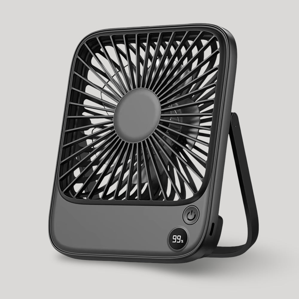 Tischventilator Tragbar USB Leise – 4 Geschwindigkeitsstufen -    Zorenza