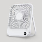 Tischventilator Tragbar USB Leise – 4 Geschwindigkeitsstufen -    Zorenza