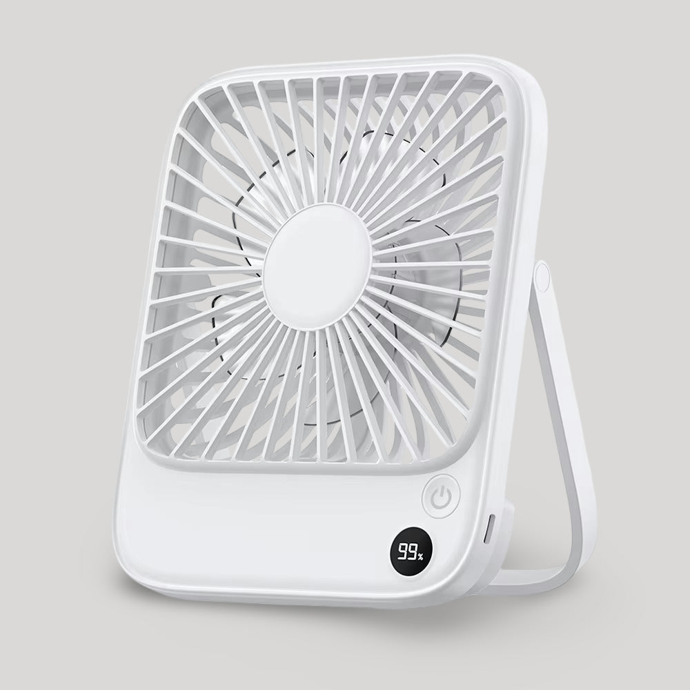 Tischventilator Tragbar USB Leise – 4 Geschwindigkeitsstufen -    Zorenza