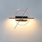 Verstellbare LED-Wandleuchte aus Aluminium Zorenza