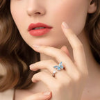 Verstellbarer Fidget-Ring – Drehband, polierter Edelstahl Zorenza