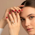 Verstellbarer Fidget-Ring – Drehband, polierter Edelstahl Zorenza