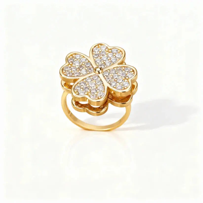 Verstellbarer Fidget-Ring – Drehband, polierter Edelstahl Zorenza