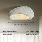 Wabi Sabi Deckenlampe – Sanftes Warmlichts im Naturstein-Look Zorenza
