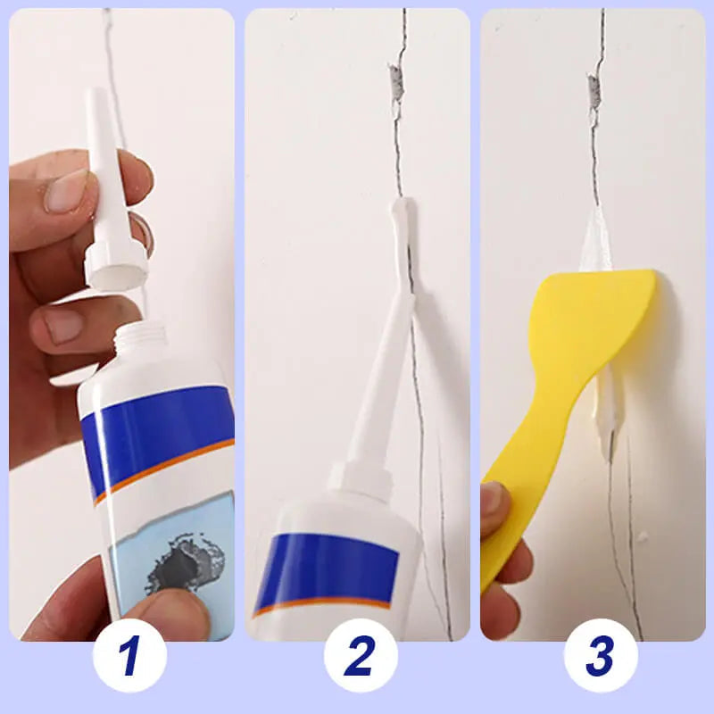 Wand-Reparaturspachtel – Füllt Risse, Löcher & Kratzer – 200 g Zorenza