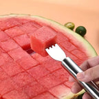 Wassermelonengabel Edelstahl 2-in-1 Schneider und Gabel -    Zorenza