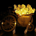 Solar-Tautropfen-Lichterkette wasserdicht für Garten -    Zorenza