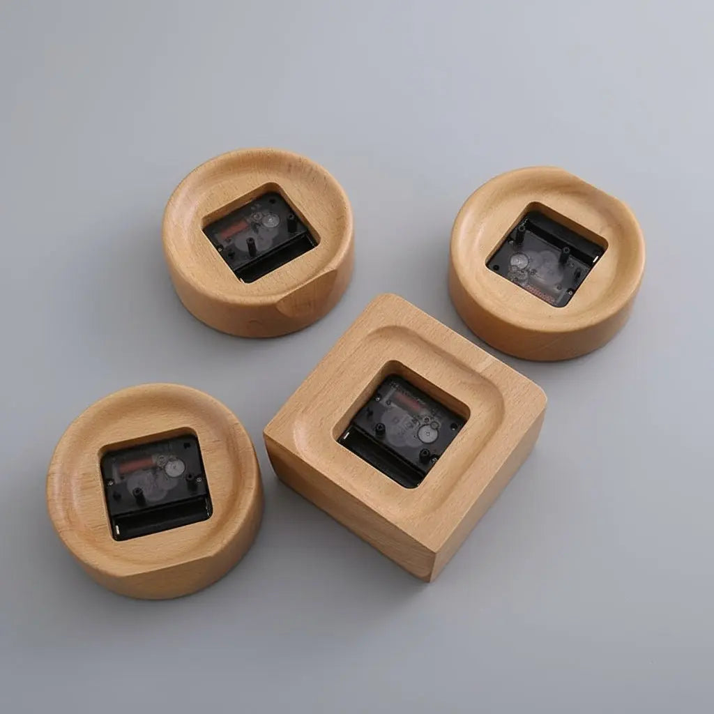 Wecker aus Buchenholz – Leises Uhrwerk, Minimales Design Zorenza