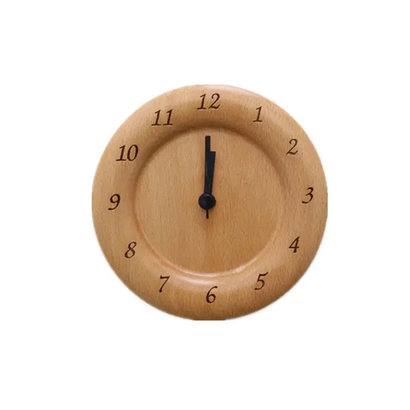 Wecker aus Buchenholz – Leises Uhrwerk, Minimales Design Zorenza