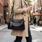 Weiche Kunstleder-Crossbody-Bag – 3 Fächer Zorenza