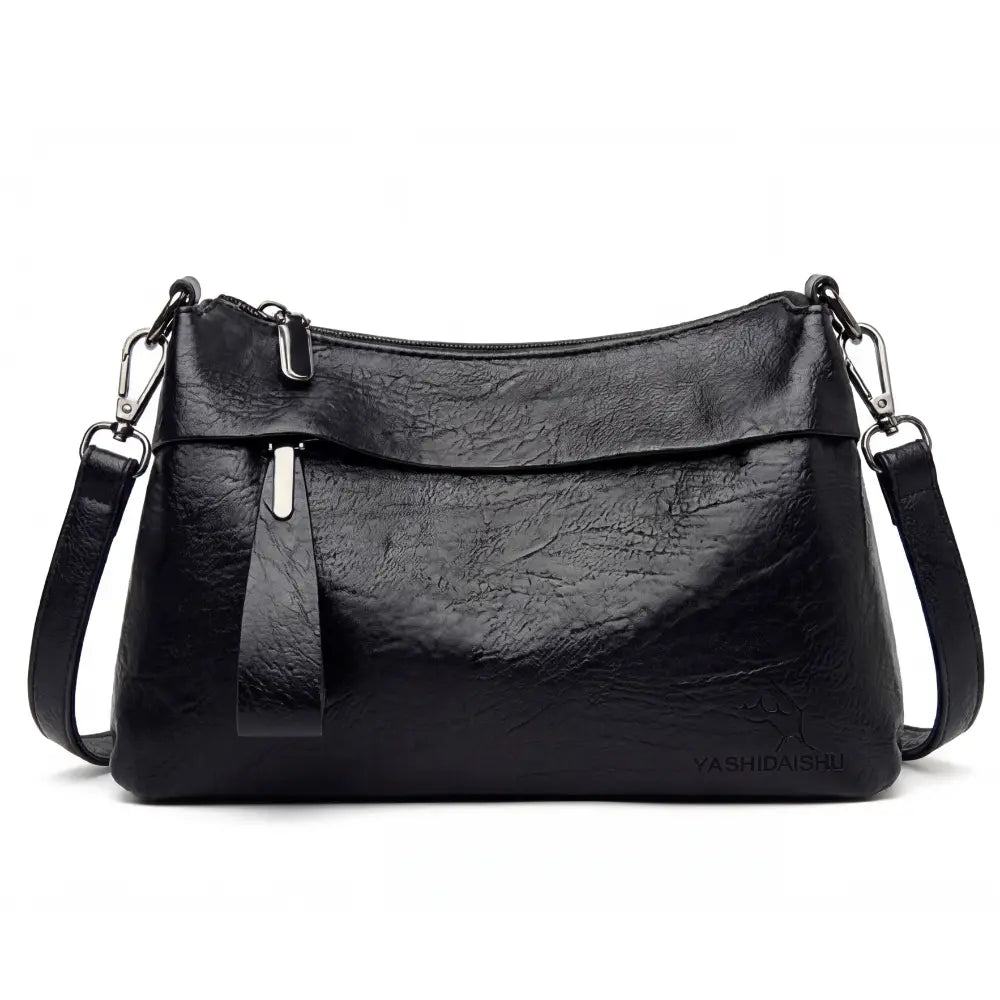 Weiche Kunstleder-Crossbody-Bag – 3 Fächer Zorenza